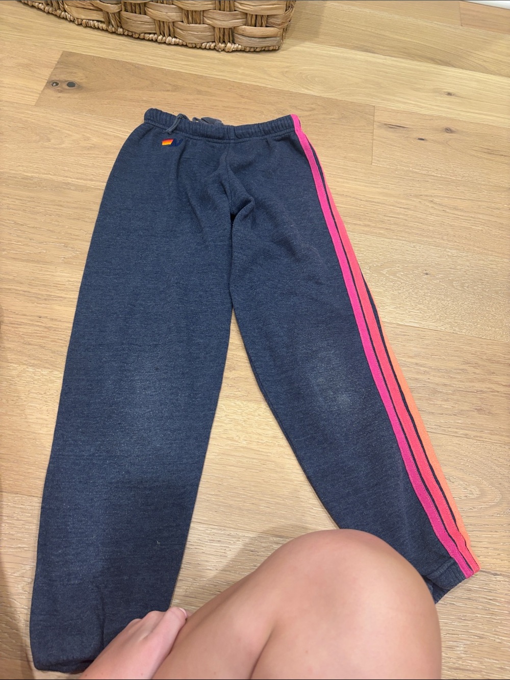 Aviator nation sweatpants size xs. Navy